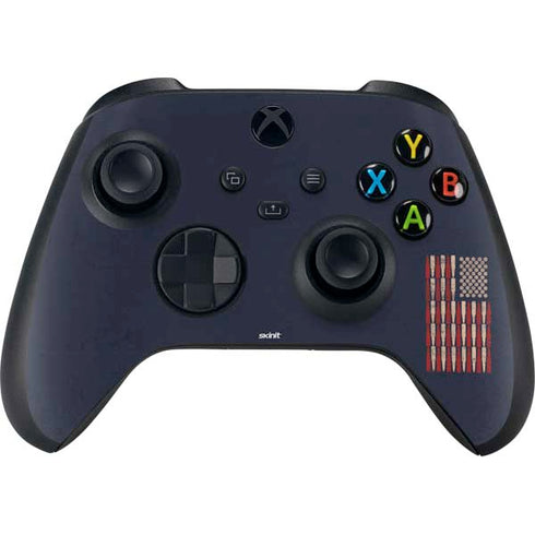 Blue Bullet American Flag Xbox Series X Skins